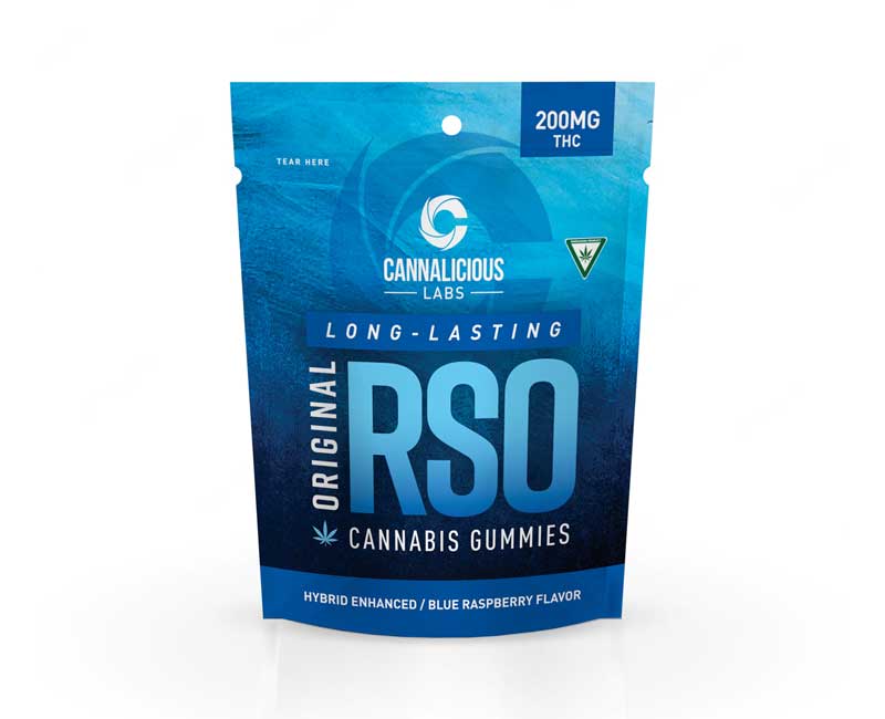 BLUE RASPBERRY ORIGINAL RSO GUMMIES
