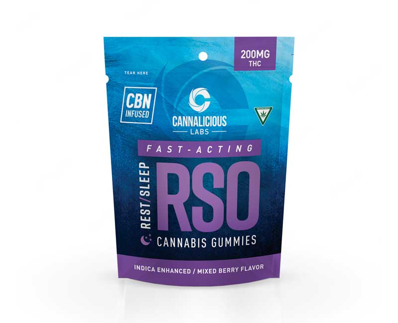 MIXED BERRY REST RSO GUMMIES
